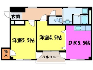 コンフォ－ト本山の物件間取画像